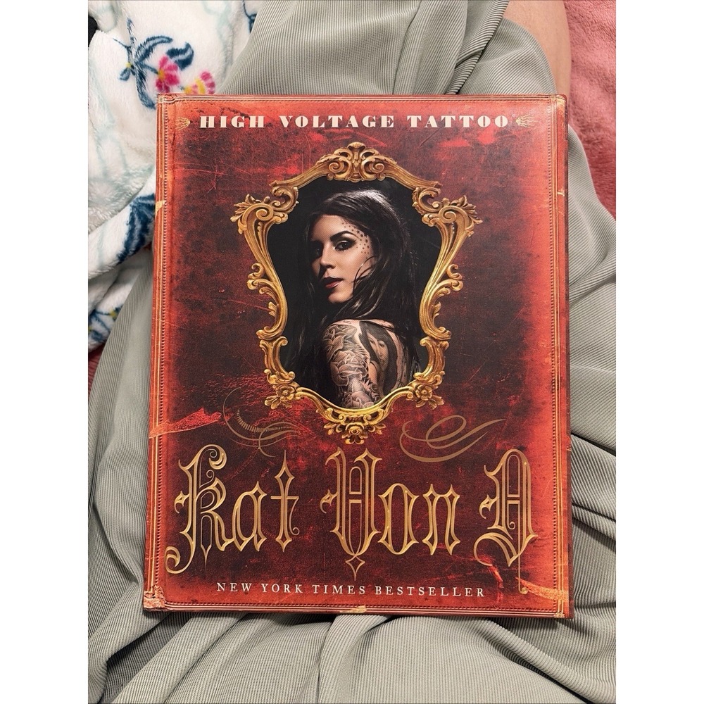 KAT VON D HIGH VOLTAGE TATTOO HC Book 2009 Artist Art Pop Culture Collector Item